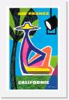 CP AIR FRANCE CALIFORNIE (Guy Georget 1963) - A107 * 576 x 888 * (117KB)